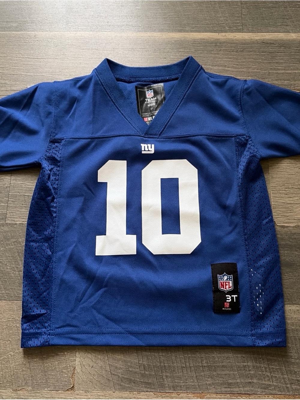 New York Giants Eli Manning #10 Jersey Youth Kids Size 3T NFL